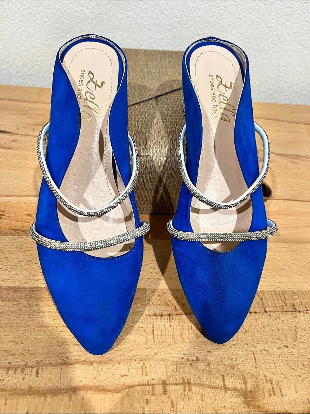 Rhinestone Heels in Royal Blue EU 41 US 10
